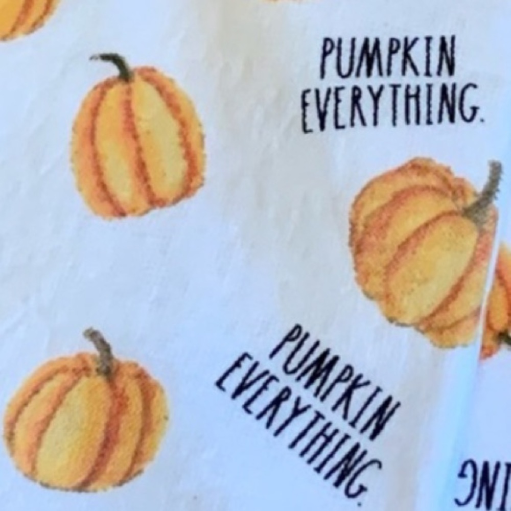 ๐ Rae Dunn PUMPKIN EVERYTHING Kitchen Towels 2 - Picture 5 of 8